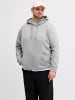 JACK & JONES PLUS Kapuzenpullover in Ultimate Grey