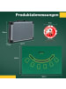 COSTWAY Pokerset mit 400 Laser-Chips in Schwarz