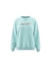 IZIA Women Sweatshirt in Aqua