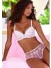LASCANA Stringpanty in weiß-rosa