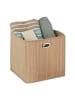 relaxdays 2 x Aufbewahrungskorb in Natur - (B)31 x (H)31 x (T)31 cm