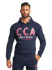 Carlo Colucci Hoodie ohne Reißverschluss D'Amante in Navy