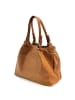 Florence Florence Handtasche, Umhängetasche Leder braun, tan ca. 31cm