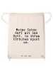 Mr. & Mrs. Panda Turnbeutel Meine Katze darf mit... mit Spruch in Creme
