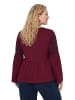 Ulla Popken Langarmshirt in weinrot