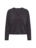 MIAMODA Strickjacke in mahagoni