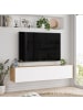 en.casa Fernsehtisch Lapinlahti in Beige Weiß (B)140cm