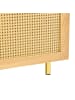 ABRIHOME Sideboard in Natur Korbgeflecht 60x40x63 cm mit 1 Tür für Esszimmer