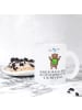 Mr. & Mrs. Panda Teetasse Bär Flugzeug mit Spruch in Transparent