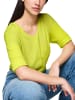 MARC CAIN ADDITIONS  Blusenshirt mit V-Neck in Limoncello