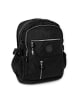 Bag Street Freizeitrucksack, Cityrucksack Nylon schwarz ca. 30cm breit ca. 38cm hoch