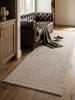 KADIMA DESIGN Teppichläufer Uni pflegeleicht Wohnzimmer Schlafzimmer Flur Esszimmer in Beige
