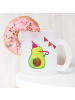 Mr. & Mrs. Panda Teetasse Avocado Party ohne Spruch in Transparent
