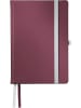 Leitz Notizbuch Style A5 80 Blatt 100g/qm kariert granat rot