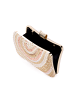 gaya Women Clutch in Rose Gold