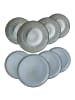 Ritzenhoff & Breker 8er Set Pizza & Pasta Set Salerno in grau