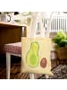 Mr. & Mrs. Panda Beutel Avocado Kern rollt ohne Spruch in Gelb Pastell