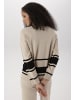 Aniston SELECTED Strickpullover in beige melange- schwarz
