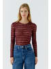 Oui Langarmshirt Spitze in bramble berry
