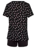 Vivance Active Shorty in schwarz, flieder