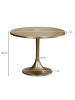 FineBuy Couchtisch in Gold / Aluminium / 60x60x47