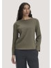 Hessnatur Hessnatur Heavy Jersey Longsleeve Relaxed aus reiner Bio-Baumwolle in silbergrün