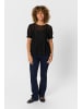 Cream Kurzarm-Bluse CRRemi Feminine in Pitch Black