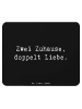 Mr. & Mrs. Panda Mauspad Spruch Trennung von den Eltern mit Spruch in Schwarz
