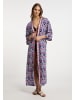 IZIA Damen Kimono in Blau Mehrfarbig