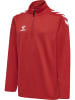 Hummel Halbreißverschluss Sweatshirt Hmlcore Kinder in TRUE RED