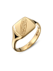 KUZZOI Ring 925 Sterling Silber in Gold