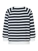 More & More sportives 3/4 Arm Sweatshirt, gestreift in marine/offwhite
