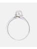 Diamant L'éternel Ring aus 375 Weißgold mit 0.02 Karat Diamant mit Perle