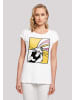 F4NT4STIC T-Shirt Looney Tunes Bugs Bunny Laughing in weiß