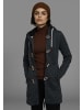 Polarino Strickfleecejacke in anthrazit