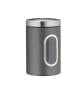 relaxdays 10x Vorratsdose in Grau - 1,4 l