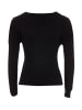 Sookie Damen Strickpullover in Schwarz