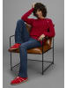 Laura Scott Strickpullover in rot mélange