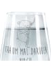 Mr. & Mrs. Panda Trinkglas Koalabär mit Spruch in Transparent