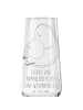 Mr. & Mrs. Panda Graviertes Sektglas Avocado Pfeifen mit Spruch in Transparent