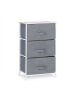 relaxdays Regalsystem in Grau - (B)45 x (H)73 x (T)30 cm