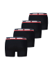 Levi´s Boxershort 4er Pack in Schwarz