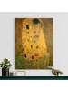 WALLART Leinwandbild Gold - Gustav Klimt - Der Kuß in Gold