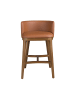 Angel Cerdá Hocker 4158 in Braun/Walnuss – (B)53 x (H)84 x (T)51 cm