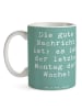 Mr. & Mrs. Panda Keramtiktasse Spruch Hoffnung Montag mit Spruch in Meeresbrise