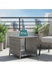relaxdays Balkontisch in Grau - (B)45 x (H)40 x (T)45 cm