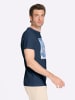 WITT WEIDEN T-Shirt in dunkelblau-bedruckt