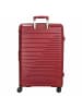 D&N Travel Line 4600 - 4-Rollen-Trolley L 75 cm (black) in wine red