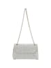 faina Women Flap Bag in Silver
