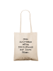 Mr. & Mrs. Panda Tote Bag Spruch Autorin Magie mit Spruch in Creme